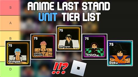 anime last stands passives tier list|Tier List .